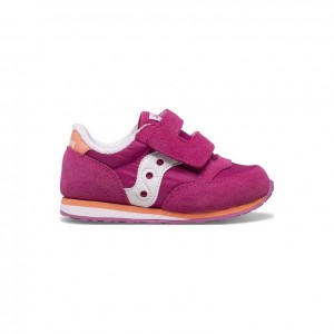 Little Gyerek Saucony Baby Jazz Hook & Loop Sportcipő Fukszia | HUNGARY LYWCP