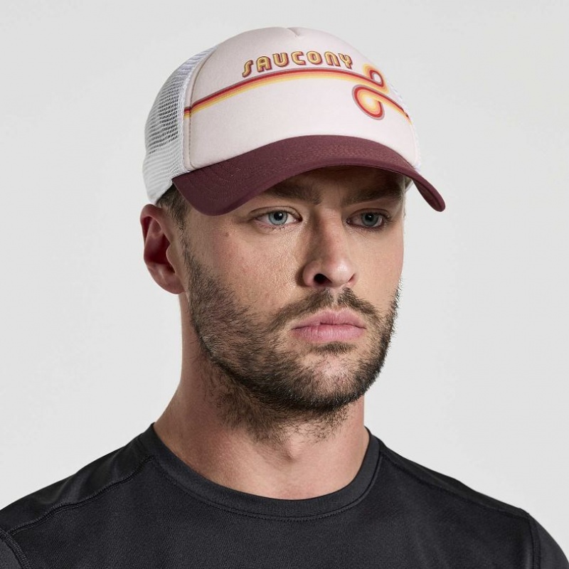 Férfi Saucony Foamie Trucker Sapka Fehér | HUNGARY XRZNK