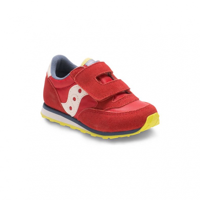 Little Gyerek Saucony Baby Jazz Hook & Loop Sportcipő Piros | HUNGARY MCXRJ