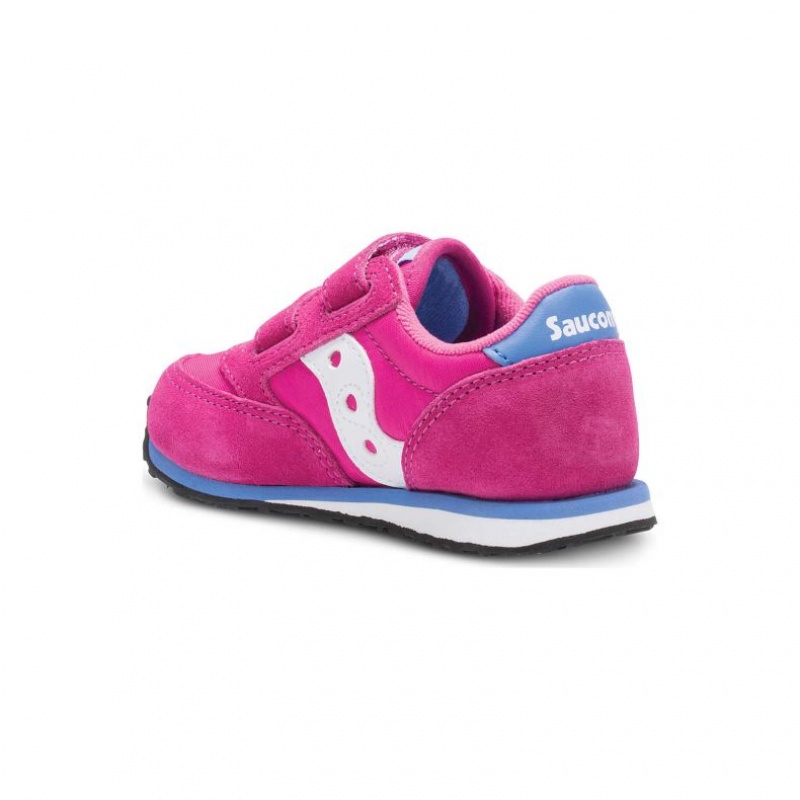 Little Gyerek Saucony Baby Jazz Hook & Loop Sportcipő Rózsaszín | HUNGARY QGEDC