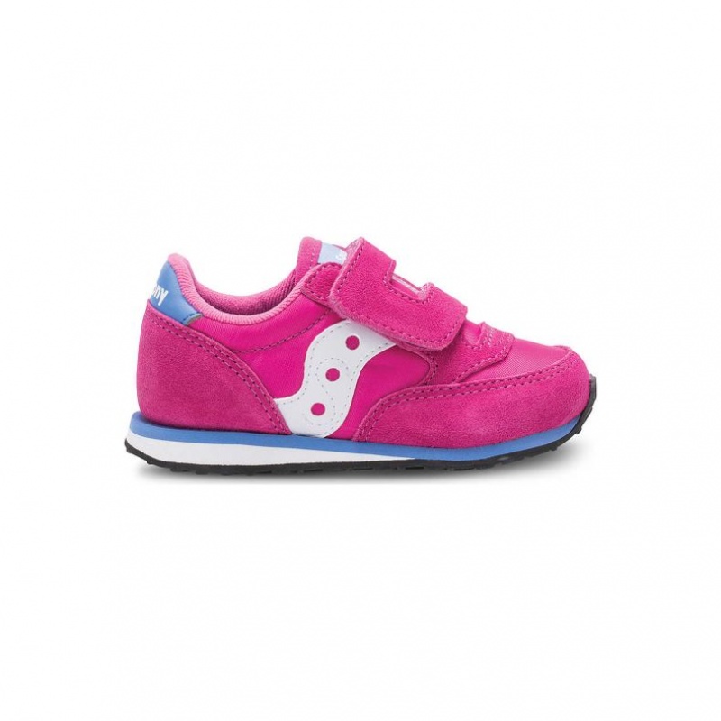 Little Gyerek Saucony Baby Jazz Hook & Loop Sportcipő Rózsaszín | HUNGARY QGEDC