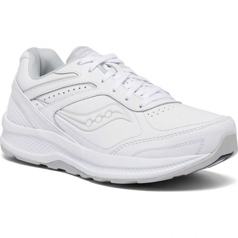 Női Saucony Echelon Walker 3 Wide Futócipő Fehér | HUNGARY TUXHF