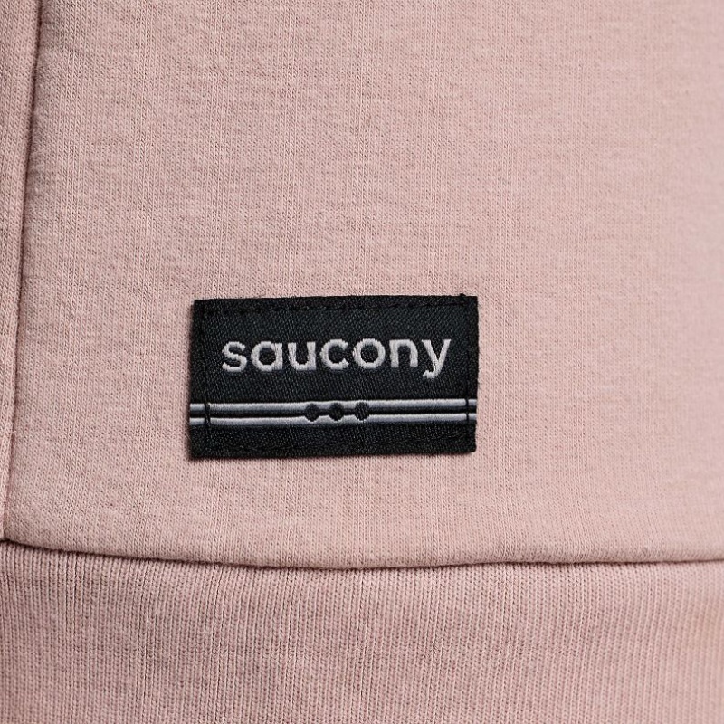 Női Saucony Recovery Zip Tunic Kapucnis Pulóver Rózsaszín | HUNGARY RZWIU