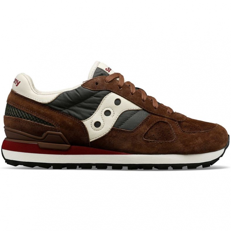 Női Saucony Shadow Original Premium Sportcipő Barna Zöld | HUNGARY RVIME